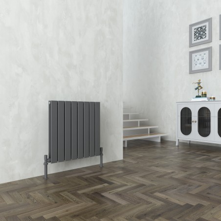 Sultan Anthracite Horizontal Double Flat Panel Radiator - 604mm x 600mm