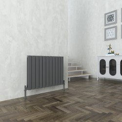 Sultan Anthracite Horizontal Double Flat Panel Radiator - 832mm x 600mm
