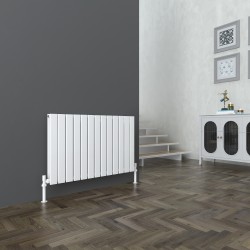 Sultan White Horizontal Double Flat Panel Radiator - 984mm x 600mm