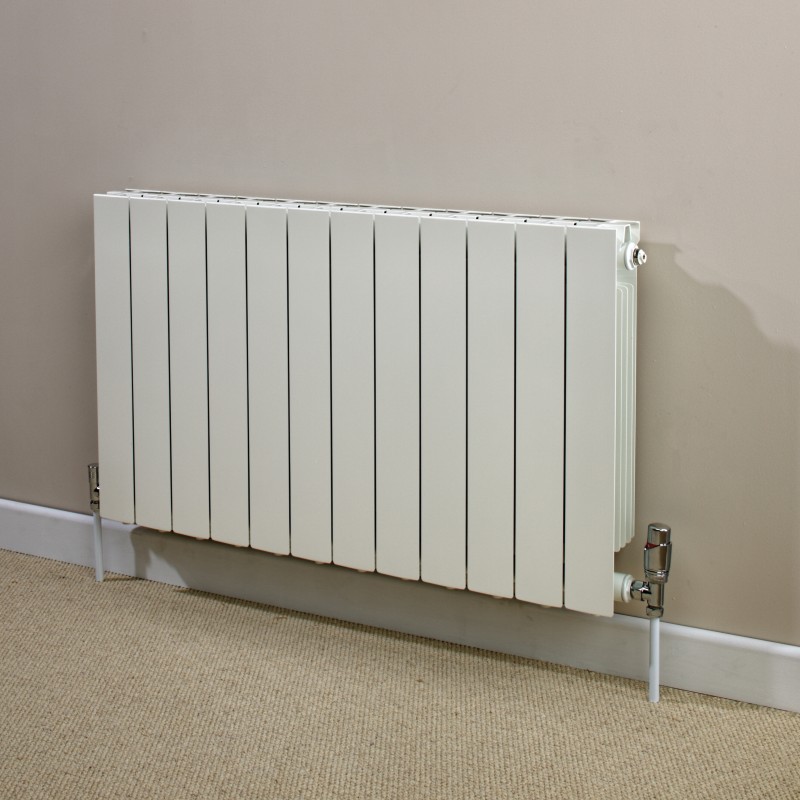 Supplies 4 Heat - Saxon Aluminium Horizontal Radiator Supplies 4 Heat - Saxon Aluminium Horizontal Radiator