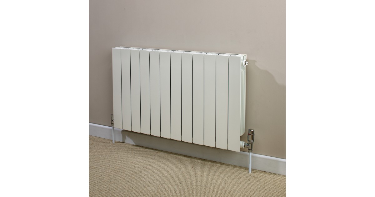 Hampton Radiator Supplies 4 Heat - Saxon Aluminium Horizontal Radiator