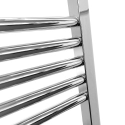 Straight Chrome Towel Rail - Closeup