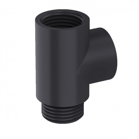 Anthracite Dual Fuel T Piece