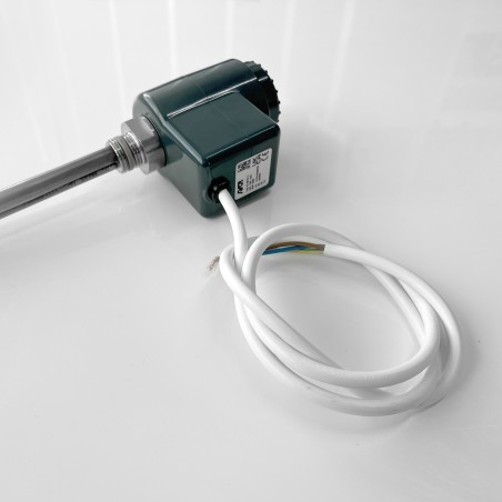 RICA Atlantis Anthracite Thermostatic Electric Heating Element