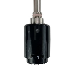 RICA Atlantis Black Thermostatic Electric Heating Element