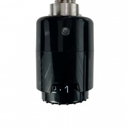 RICA Atlantis Black Thermostatic Electric Heating Element