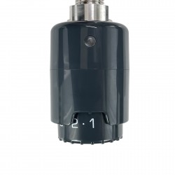 RICA Atlantis Anthracite Thermostatic Electric Heating Element