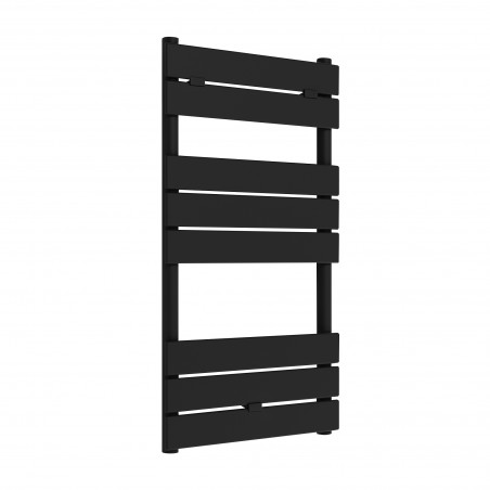 Solaris Black Designer Towel Rail - 500 x 840mm