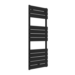 Solaris Black Designer Towel Rail - 500 x 1200mm