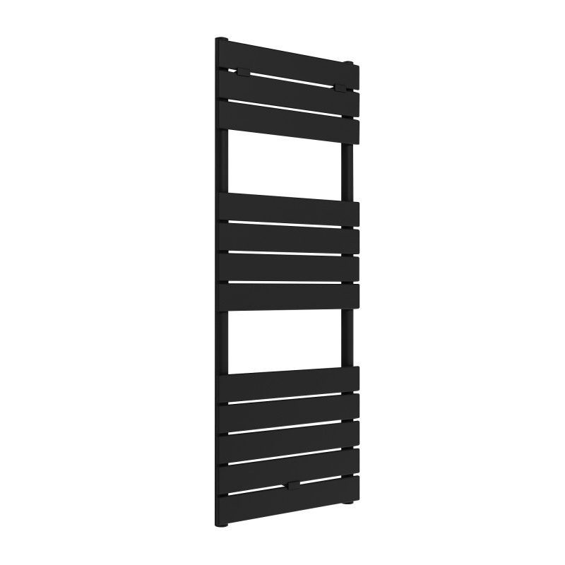 Solaris Black Designer Towel Rail - 500 x 1200mm Solaris Black Designer Towel Rail - 500 x 1200mm