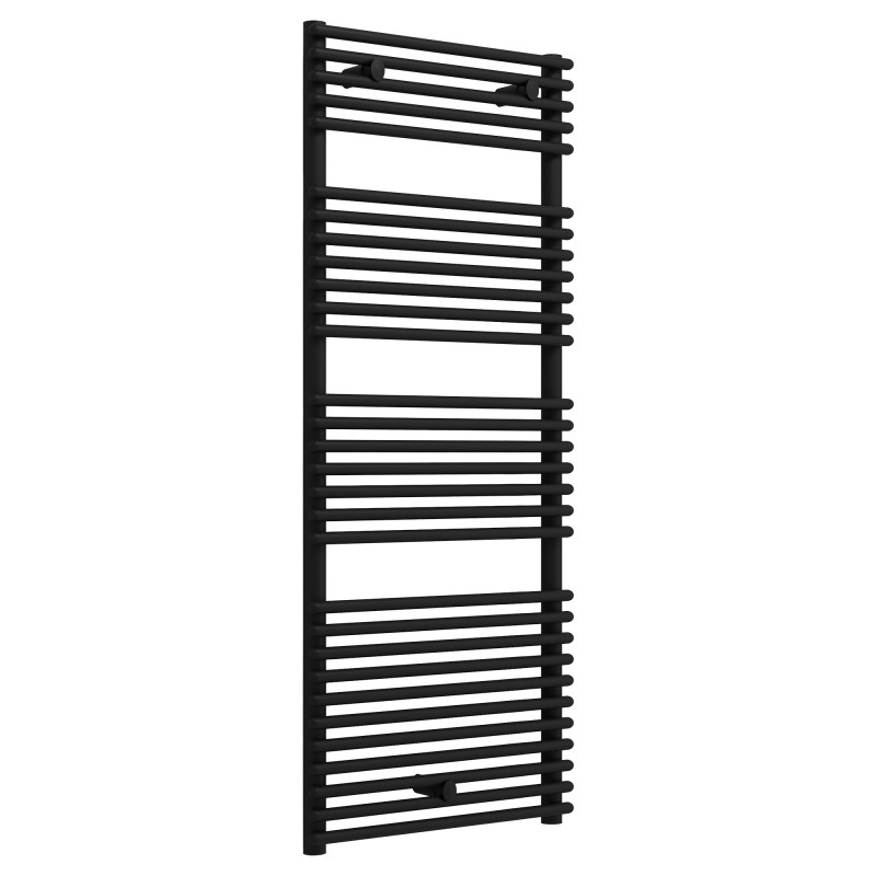 Bari Black Designer Towel Rail - 500 x 1450mm Bari Black Designer Towel Rail - 500 x 1450mm