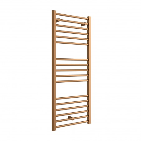Volga Brushed Bronze Designer Towel Rail - 500 x 1200mm