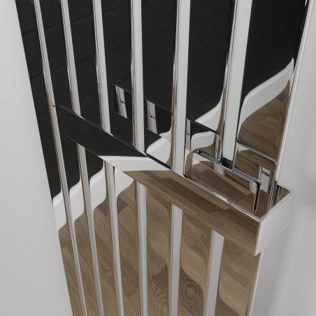 Chrome Towel Bar for King & Queen Radiators
