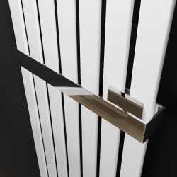 Chrome Towel Bar for King & Queen Radiators