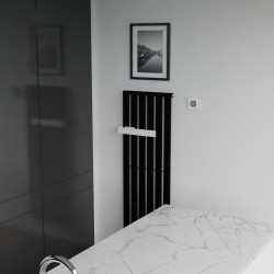 White Towel Bar for King & Queen Radiators