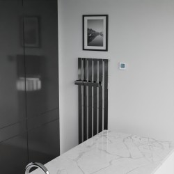 Chrome Towel Bar for King & Queen Radiators
