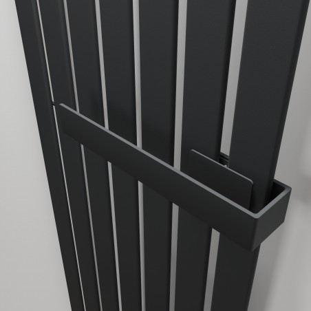 Black Towel Bar for King & Queen Radiators
