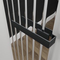 Black Towel Bar for King & Queen Radiators