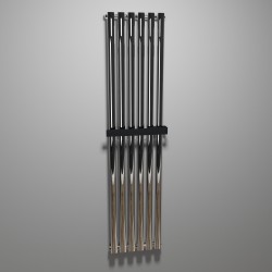 Black Towel Bar for King & Queen Radiators