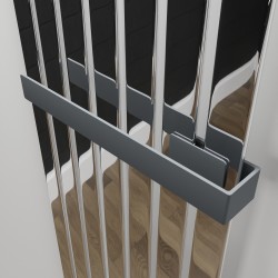 Anthracite Towel Bar for King & Queen Radiators