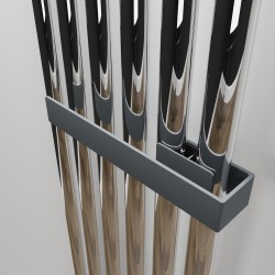 Anthracite Towel Bar for King & Queen Radiators