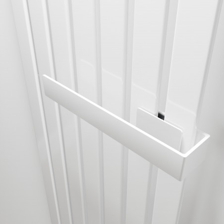 White Towel Bar for King & Queen Radiators