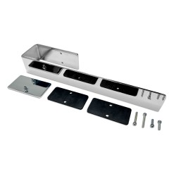 Chrome Towel Bar for King & Queen Radiators 350mm