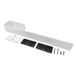 White Towel Bar for King & Queen Radiators 450mm