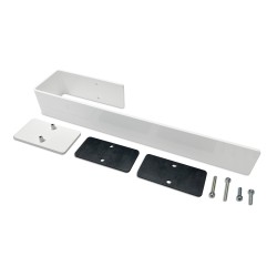White Towel Bar for King & Queen Radiators 350mm