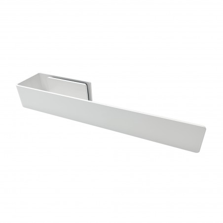 White Towel Bar for King & Queen Radiators 350mm