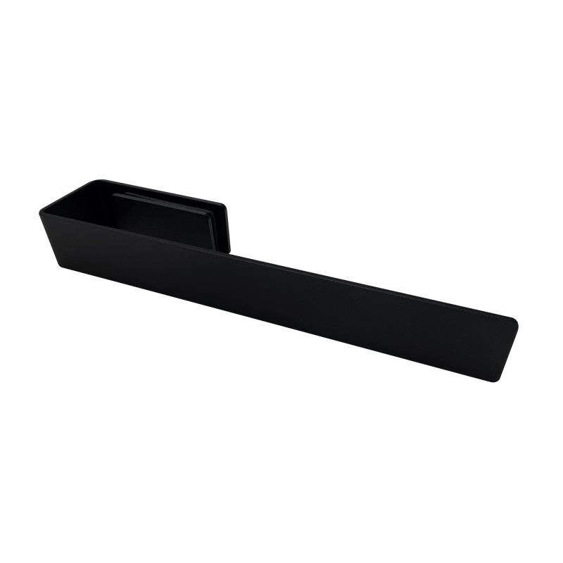 Black Towel Bar for King & Queen Radiators 350mm