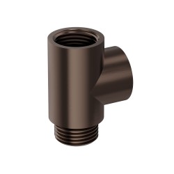 Brushed Bronze Dual Fuel T Piece