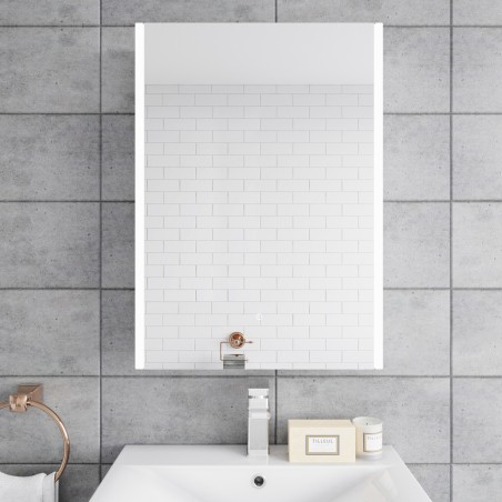 Pavo LED 1 Door Mirror Cabinet 500 x 700mm