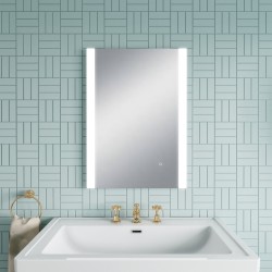 Ambient Edge Lit LED Bathroom Mirror 500 x 700mm - Insitu