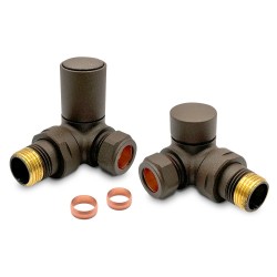 Mocha Radiator Valves Corner - Components
