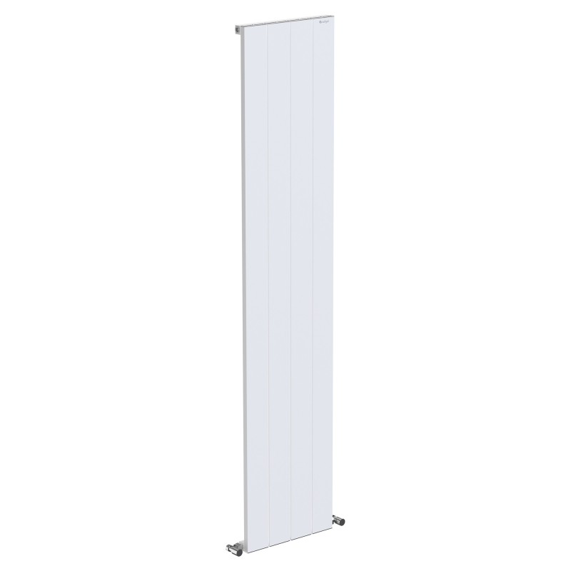 Radyal Tower Single Designer White Aluminium Vertical Radiator - 375 x 1800mm Radyal Tower Single Designer White Aluminium Vertical Radiator - 375 x 1800mm