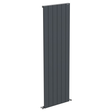 Radyal Tower Single Designer Anthracite Aluminium Vertical Radiator - 565 x 1800mm