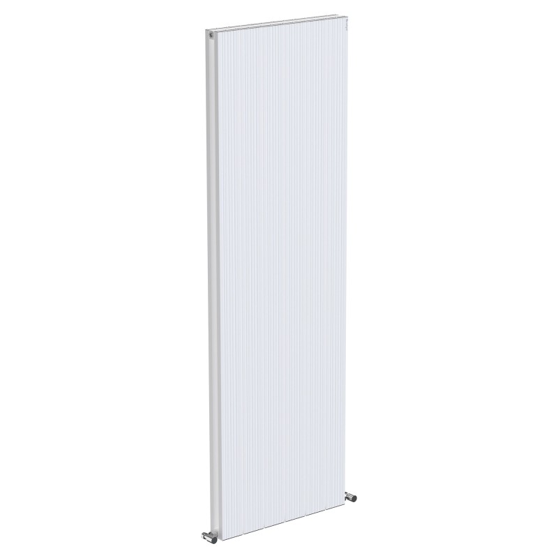 Radyal Tower Bold Double Designer White Aluminium Vertical Radiator - 565 x 1800mm Radyal Tower Bold Double Designer White Aluminium Vertical Radiator - 565 x 1800mm