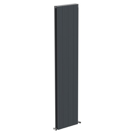 Radyal Tower Bold Double Designer Anthracite Aluminium Vertical Radiator - 375 x 1800mm
