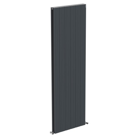 Radyal Tower Bold Double Designer Anthracite Aluminium Vertical Radiator - 565 x 1800mm