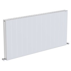 Radyal Tower Double Designer White Aluminium Horizontal Radiator - 1230 x 600mm