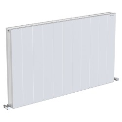 Radyal Tower Double Designer White Aluminium Horizontal Radiator - 1040 x 600mm