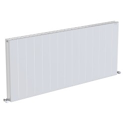 Radyal Tower Double Designer White Aluminium Horizontal Radiator - 1420 x 600mm