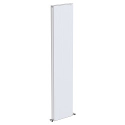 Radyal Tower Double Designer White Aluminium Vertical Radiator - 375 x 1800mm