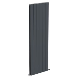 Radyal Tower Double Designer Anthracite Aluminium Vertical Radiator - 565 x 1800mm