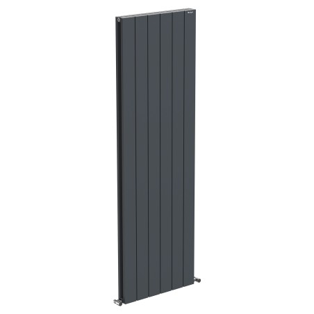 Radyal Tower Double Designer Anthracite Aluminium Vertical Radiator - 565 x 1800mm