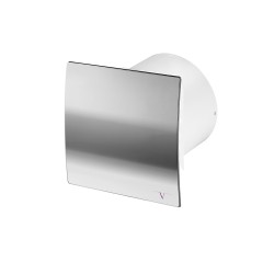 100mm Turbo Bathroom Extractor Fan with Timer – Chrome Cover