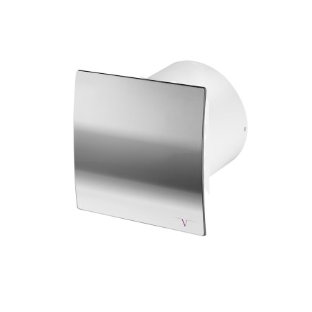 100mm Turbo Bathroom Extractor Fan with Timer – Chrome Cover