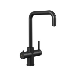 Black 3-in-1 Instant Boiling Water Kitchen Tap – 2.4L Digital Boiler, Filter & 360° Swivel