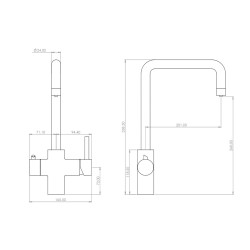 Brushed Copper 3-in-1 Instant Boiling Water Kitchen Tap – 2.4L Digital Boiler, Filter & 360° Swivel